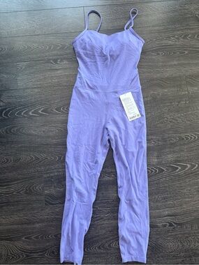 lululemon athletica Lavender Cross-Back Yoga Bodysuit